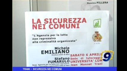 Trani | Sicurezza nei comuni