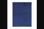 By Second Studio  Stockholm Hornstull Carved Rug  By Second Studio  Stockholm Hornstull Carved Rug, Blue55x79