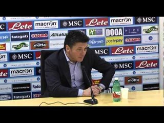 Napoli - Mazzarri e la partita contro il Genoa (06.04.13)