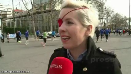 María de Villota en la Media Maratón de Madrid