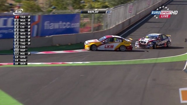 WTCC 2013 Marrakech Qualifying Oyoung Coronel crash