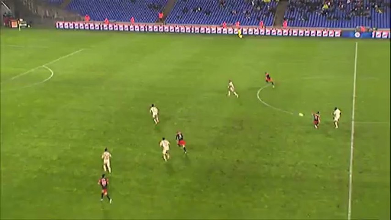 But Younes BELHANDA (86ème) - Montpellier Hérault SC - Valenciennes FC (3-1) - saison 2012/2013