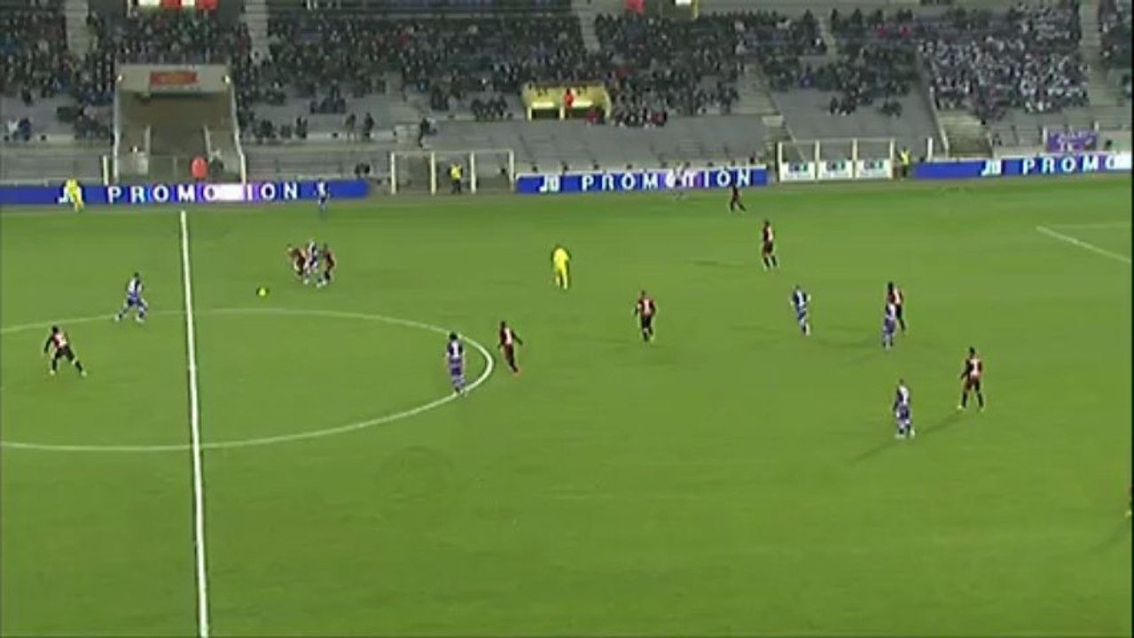 But Etienne CAPOUE (19ème) - Toulouse FC - OGC Nice (3-4) - saison 2012/2013