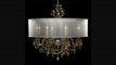 American Brass And Crystal Ch6562asgt08gpill Llydia 10 Light Single Tier Chandelier In Silver With Golden Teak Strass Pendalogue Crystal