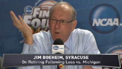 Jim Boeheim Snaps At Retirement Question