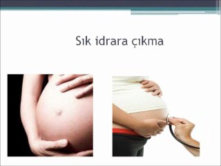 Hamilelik belirtileri sesli ve görsel sunumu ve resimlerle anlatımı