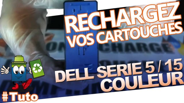 Bien recharger ses cartouches d'encre Dell série 5 ou 15