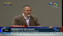 Pueblo, el principal comunicador en Venezuela dice Villegas