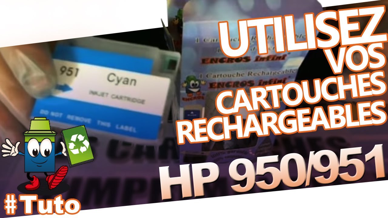 Bien utiliser des HP 950 et 951 rechargeables