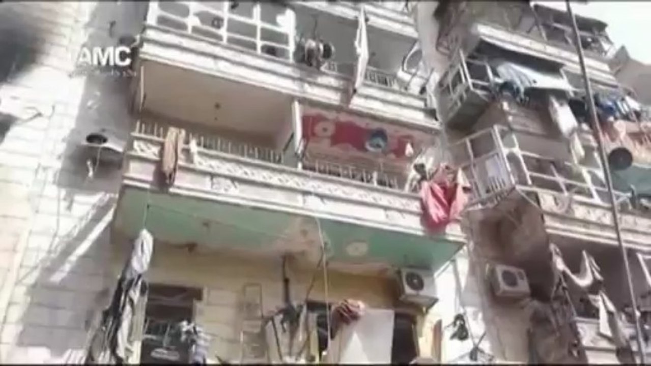 Syrie : bombardement meurtrier à Alep et violents combats à Damas