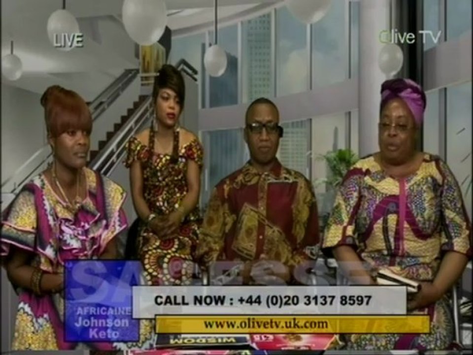 Sagesse Africaine, Une Emission  présentée par Johnson Keto et Benny Samba sur Olive Tv Sky 594