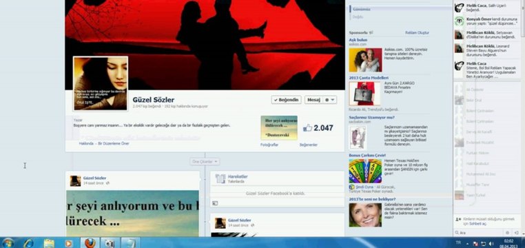 TEK ÇALIŞAN FACEBOOK BEGENİ HİLESİ 8 Nisan 2013