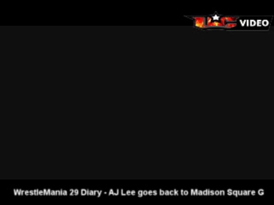 WrestleMania 29 Diary - AJ Lee signs a creative picture take