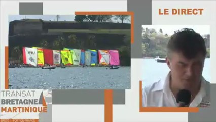 Arrivée de Fabien Delahaye SKIPPER MACIF 2012