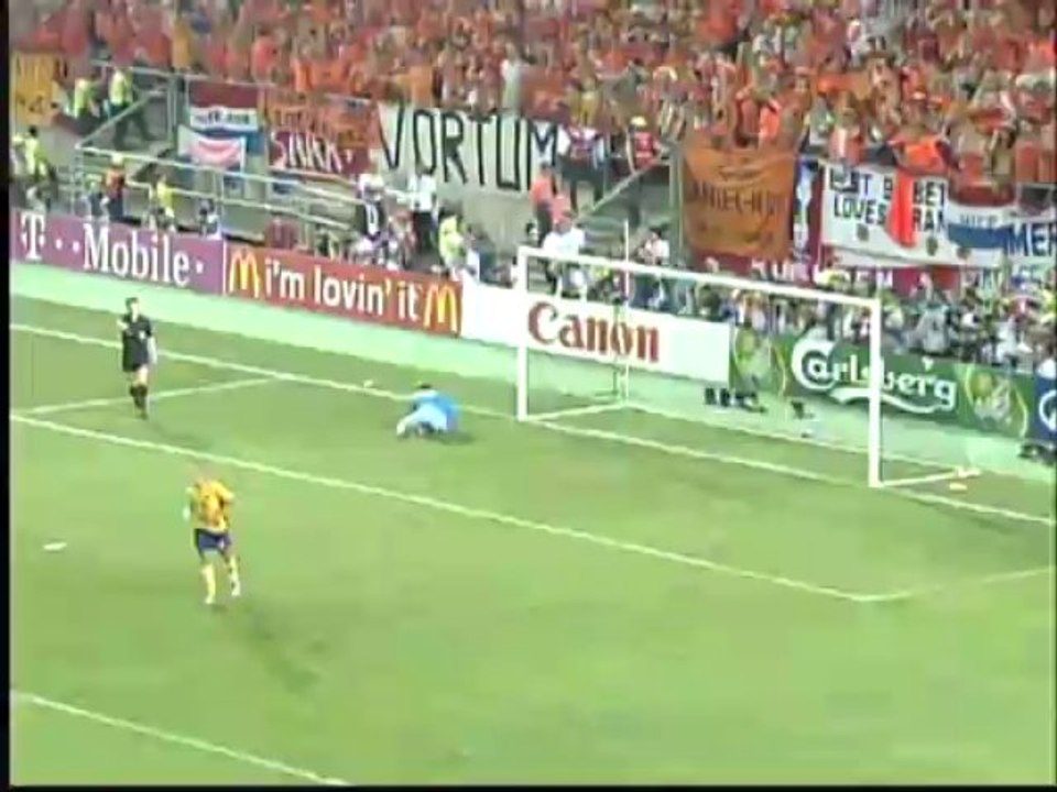 2004 (June 26) Holland 0-Sweden 0 (European Championship)