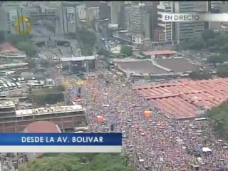 Así transcurrió la concentración en apoyo a Capriles en Caracas