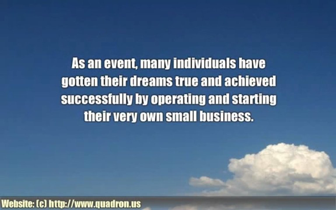 Starting a business.