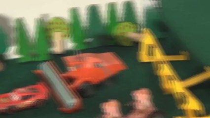 Pixar Cars Classic scene of Frank chasing Lightning and Mater ..awesome !!