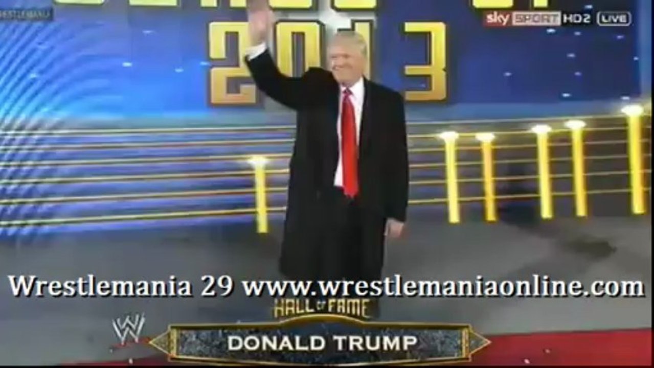 Wrestlemania 29 Hall of Fame Class 2013 HD