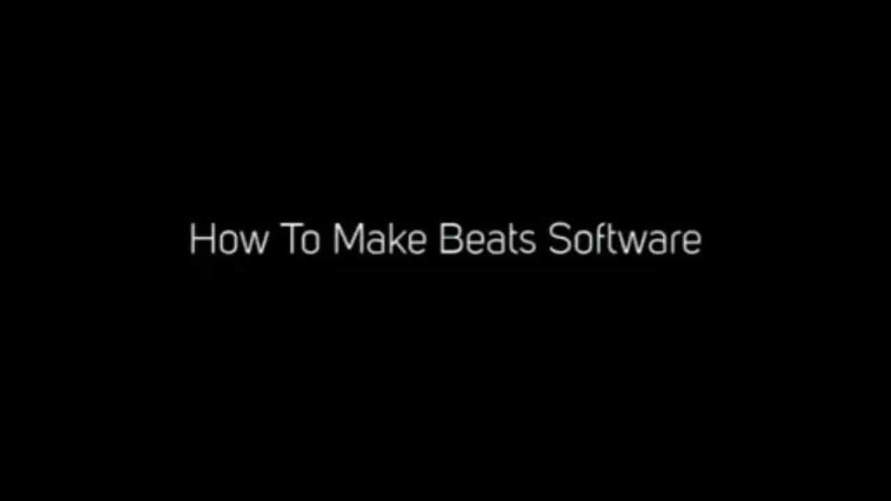 How To Make Beats Software