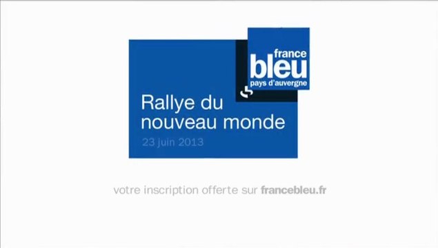 Le Rallye Touristique de France Bleu Pays d'Auvergne