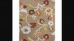 Handtufted Transitional Beige Wool Silk Rug (9&apos6 X 13&apos6)