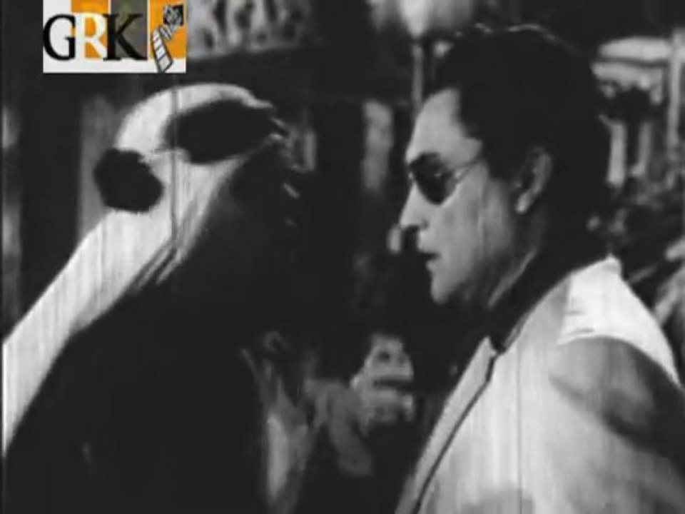 ASHOK KUMAR n JOHNNY WALKER -  KALA AADMI [1960]