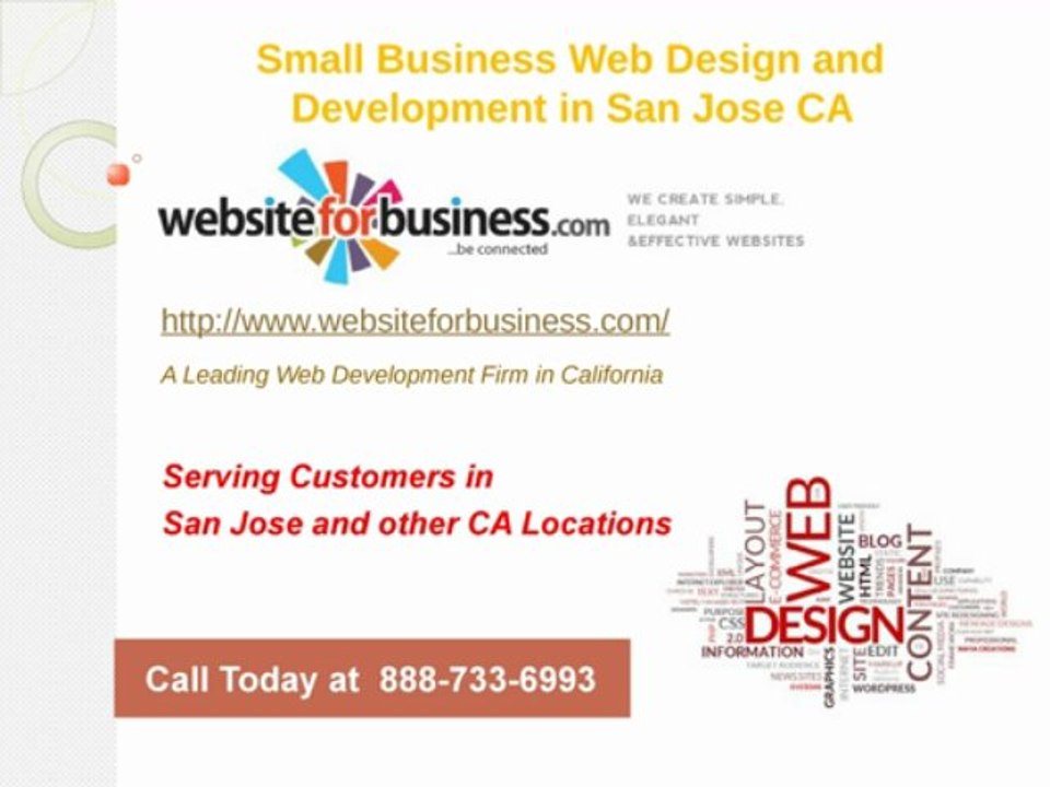 Small Business Web Design Development in San Jose CA