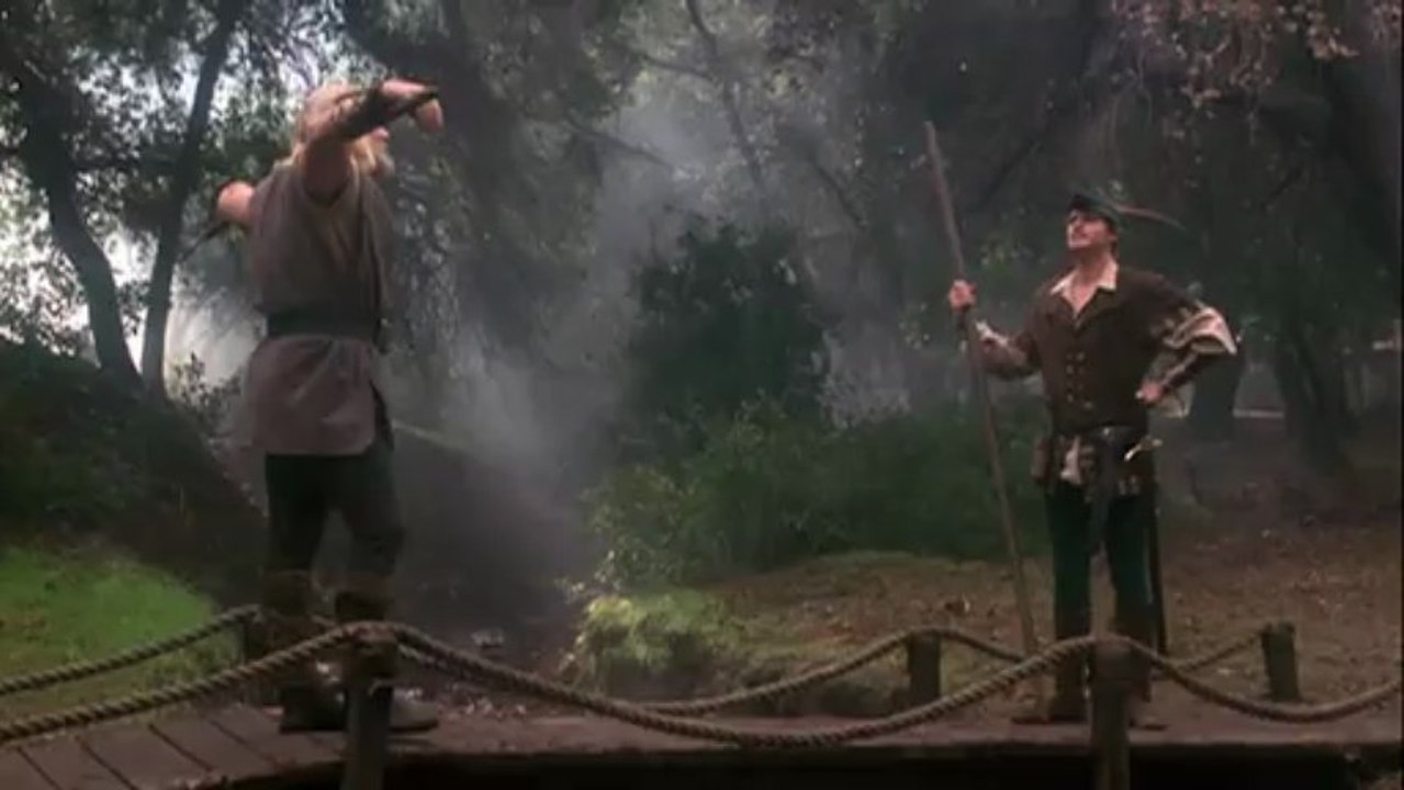 Robin Hood Men in Tights - Stick Fight with Little John (Clean Audio Soundtrack)