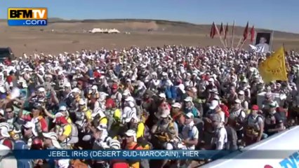 Marathon des sables: première étape dans la douleur et la chaleur - 08/04
