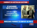 WikiLeaks founder Assange to contest Oz elections