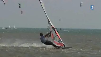 Portrait du véliplanchiste Antoine Albeau Mondial du Vent