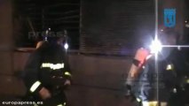 Un incendio en un edificio en Madrid deja 17 heridos