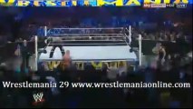 Wrestlemania 29 Triple H chair shots Brock Lesnar video