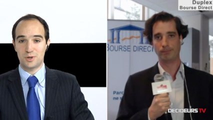 08/04/13 : Les Experts de Bourse Direct dans l'émission "Duplex Bourse" sur Décideurs TV
