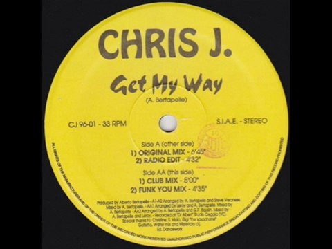 Chris J. - Get My Way (Funk You Mix)