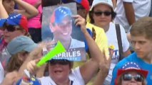 Venezuela opposition leader holds rally