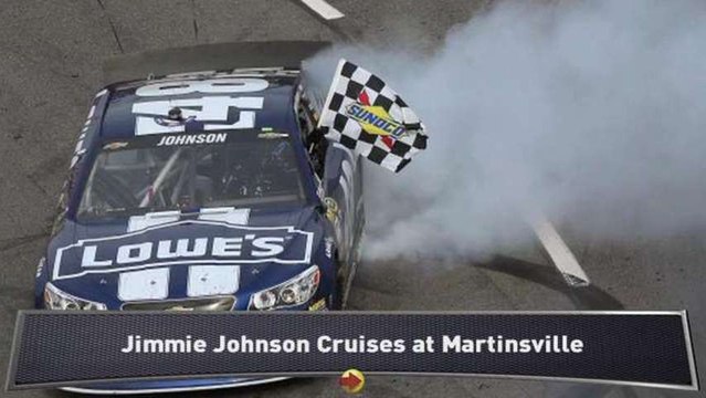 Jimmie Johnson Cruises at Martinsville