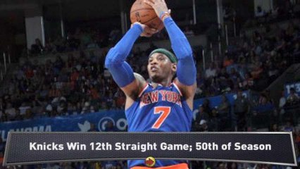 Knicks Win Streak Continues, Defeat OKC