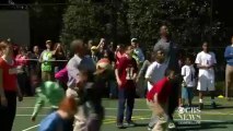 Obama Misses 2 out 22 free throw shots at White House Easter Egg Hunt 2013