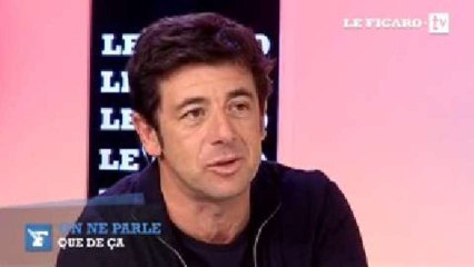 Patrick Bruel : "Je ne m'étais pas beaucoup trompé sur les 75%"