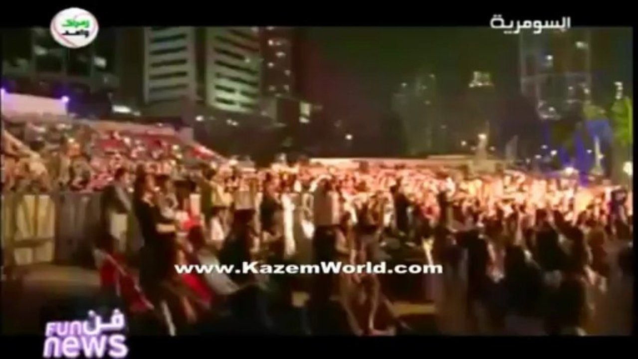 تغطية برنامج فن نيوز لحفل القيصر في دبي " مهرجان دو للموسيقى العالمية" 2013