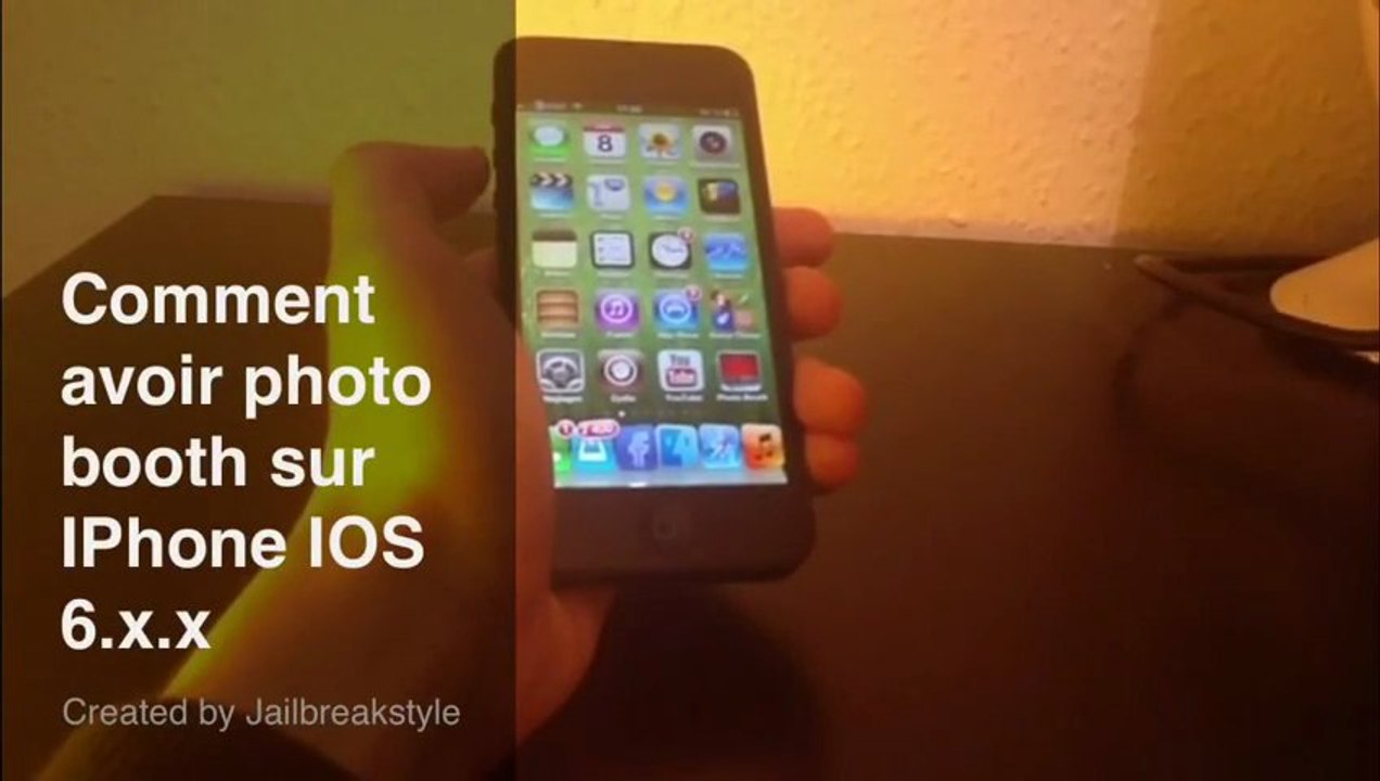 comment avoir Photo booth sur iPhone IOS 6
