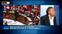 BFM STORY: Moralisation de la vie politique, vers une dictature de la transparence ? - 08/04