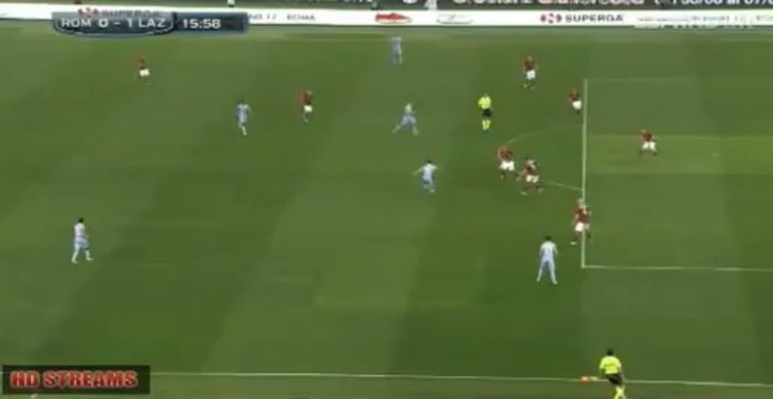 Roma vs Lazio 0:1 Hernanes