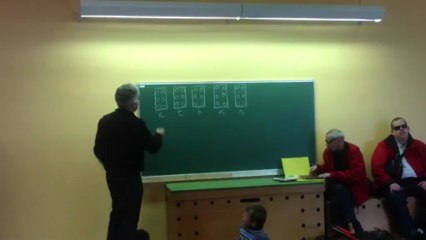 L'écriture des aveugles, le braille