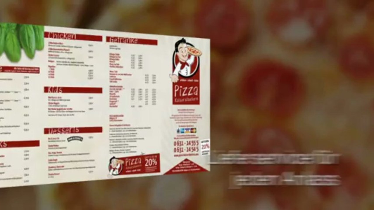 Pizza Lieferservice - Kaiserslautern Pizza K´Lautern "Heimservice"