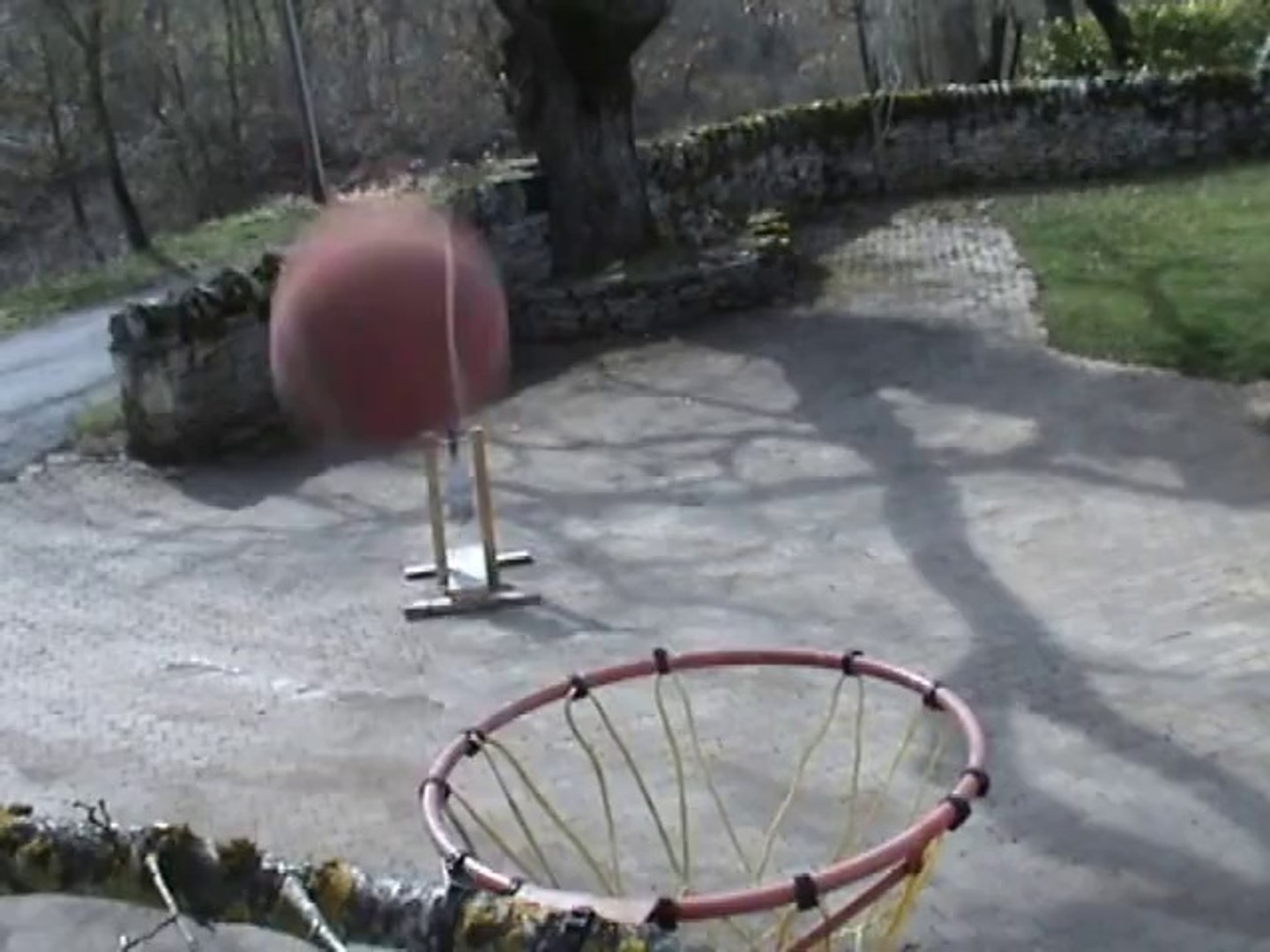 basketball with trebuchet