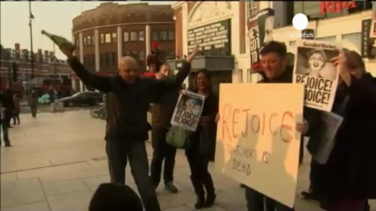 Thatcher's legacy divides in life and death