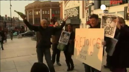 La muerte de Thatcher también despierta alegría